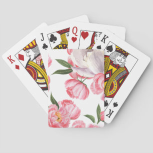 Schöne Rose Spielkarten