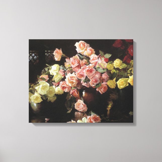 Schöne Rose (von Joseph DeCamp) Leinwanddruck (Vorderseite)