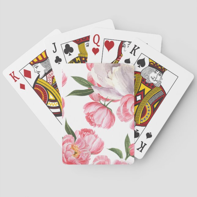 Schöne Rosen Spielkarten (Rückseite)