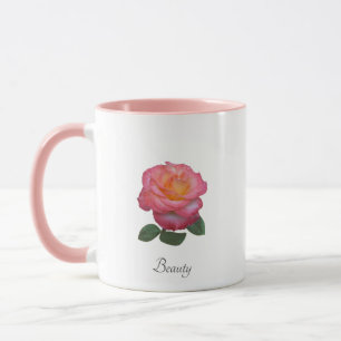 Schöne Rosenblumen-Tasse Tasse