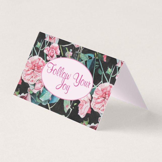 Schöne Rosenstöcke Rose Folgen Sie Ihrer Joycard (Vorderseite)