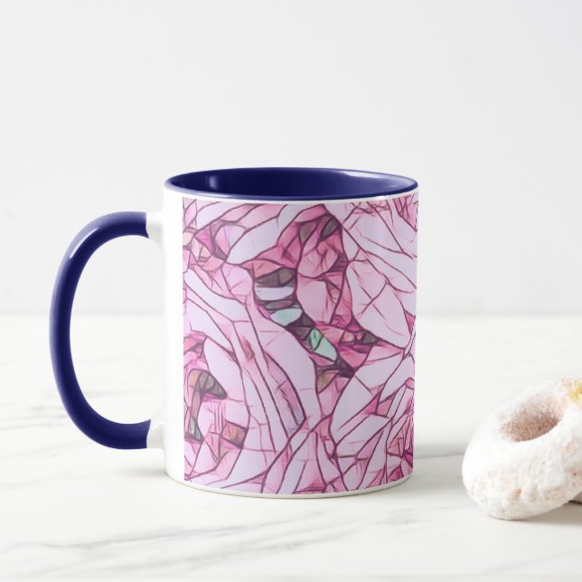 Schöne Rosenstraße Tasse (Mit Donut)