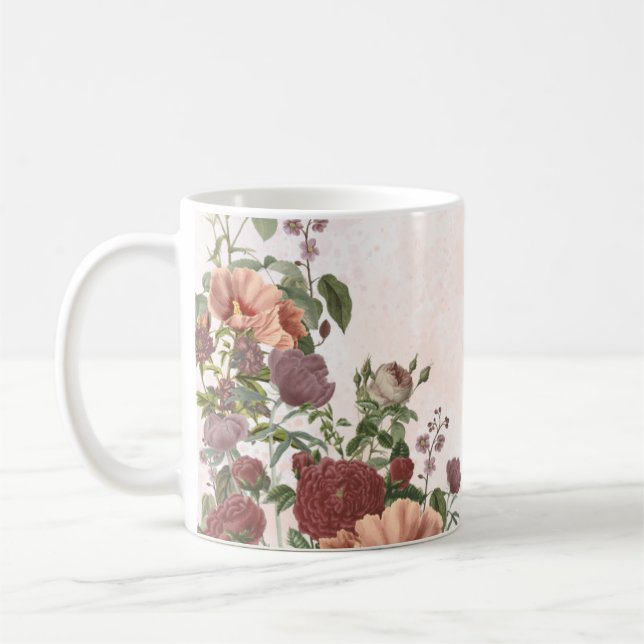 Schöne Rosentasse Kaffeetasse (Links)