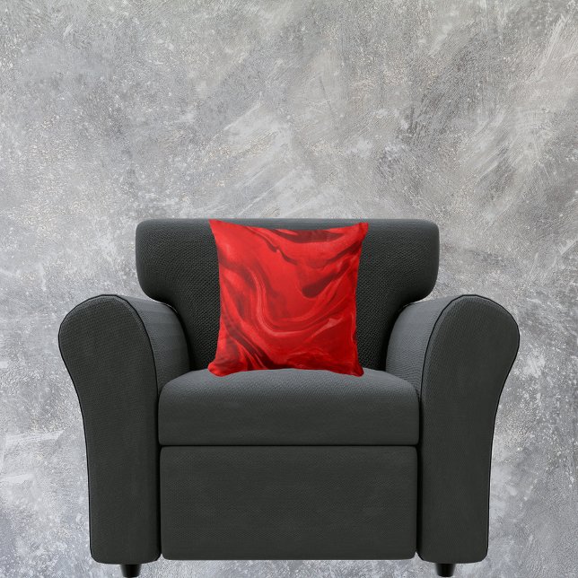 Schöne rote Ästhetik Kissen (Von Creator hochgeladen)