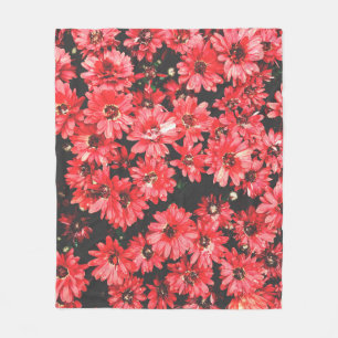 schöne rote Blume, Blume, Fleecedecke