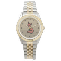 Schöne Rote Fox Schwarze Zahlen