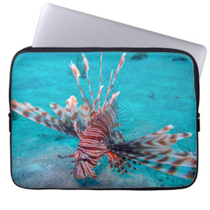 Schöne rote Löwe-Fische Laptopschutzhülle