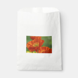 Schöne rote Poppy Geschenktütchen