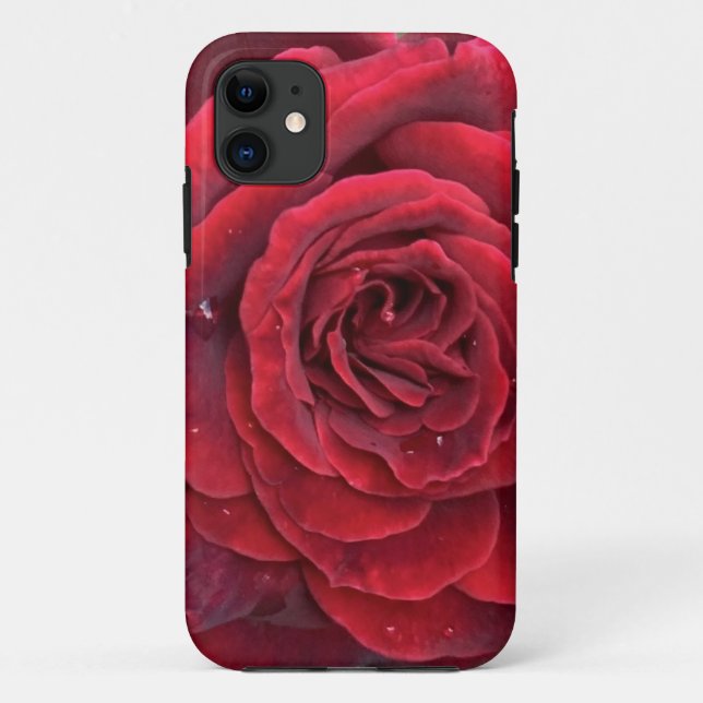 Schöne rote Rose iPhone 11 Fall Case-Mate iPhone Hülle (Rückseite)
