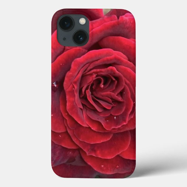 Schöne rote Rose iPhone 13 Fall Case-Mate iPhone Hülle (Rückseite)