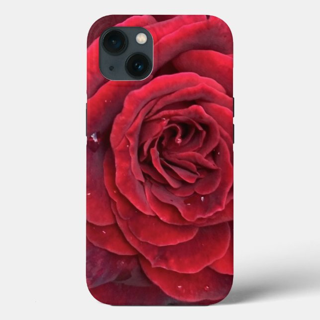 Schöne rote Rose iPhone 13 zähe Gehäuse Case-Mate iPhone Hülle (Rückseite)