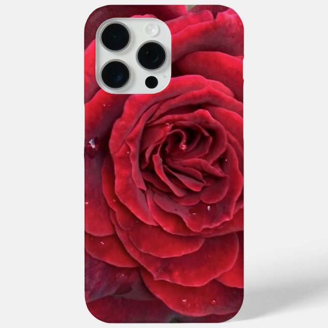 Schöne rote Rose iPhone 15 pro max Case-Mate iPhone Hülle (Rückseite)