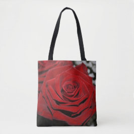 Schöne Rote Rose Tasche