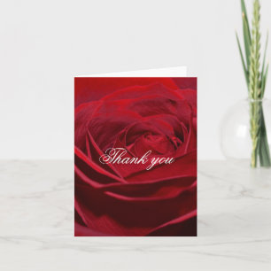 Schöne Rote Rose Vielen Dank Dankeskarte