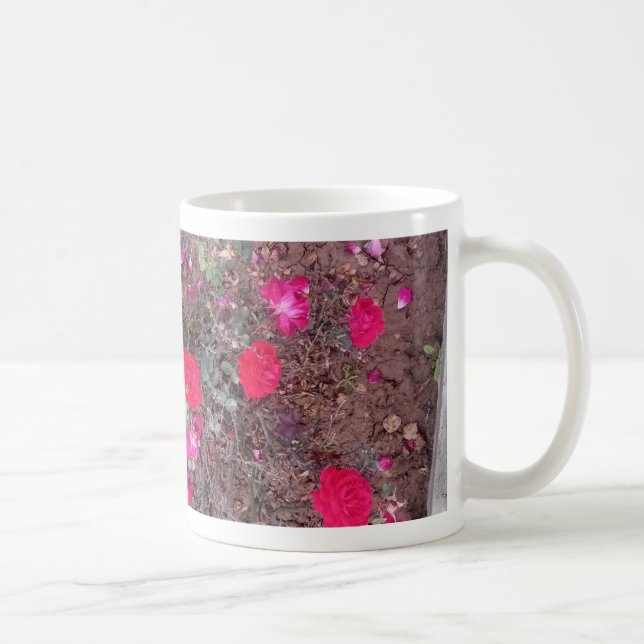 Schöne Rote Rosen in Bloom Kaffeetasse (Rechts)