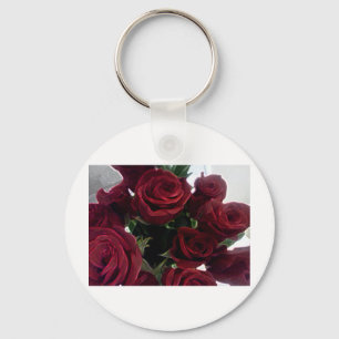 SCHÖNE ROTE ROSEN SCHLÜSSELANHÄNGER