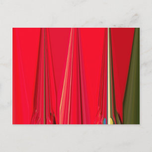 Schöne rote Textur Farb Abstract Art Design Postkarte