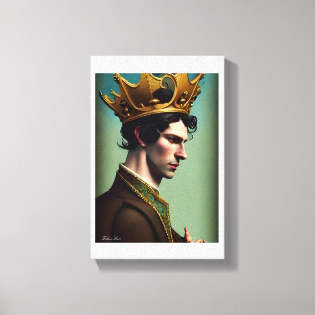 Schöne Royal King Imitate Canvas Print Leinwanddruck (Vorderseite)