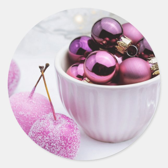 Schöne Runder Aufkleber (Vorderseite)