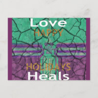 Schöne rustikale Liebe aus gekracktem Schlamm heil