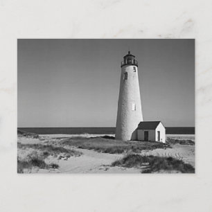 Schöne rustikale Vintage-Leuchtturm-Fotos Postkarte