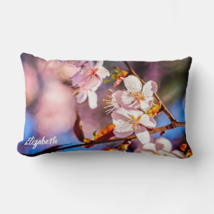 Schöne Sakura-Blüten Lendenkissen