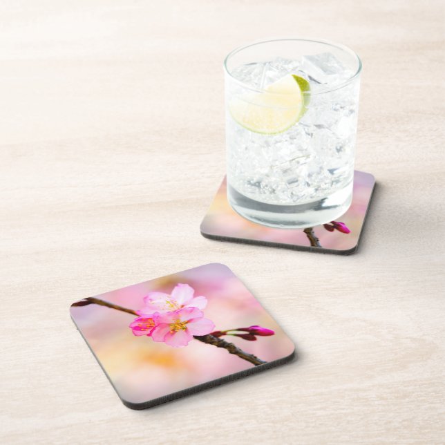 Schöne Sakura Kirschblüten Getränkeuntersetzer (Rechte Seite)