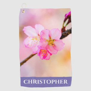 Schöne Sakura Kirschblüten Golfhandtuch