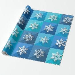 Schöne Sammlung Snowflake Geschenkpapier