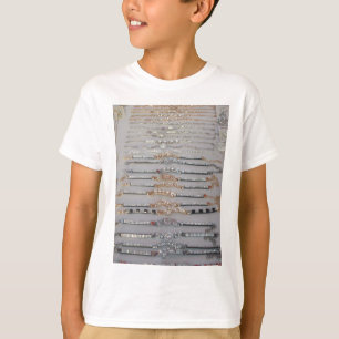 Schöne Sammlung von Diamind Jewels Herzdesign T-Shirt