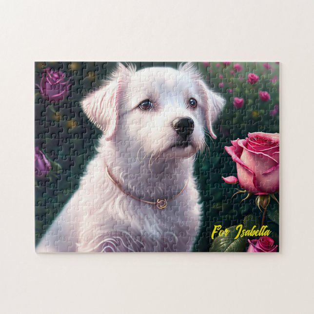Schöne Sammlung von Hunden und Rose (Horizontal)