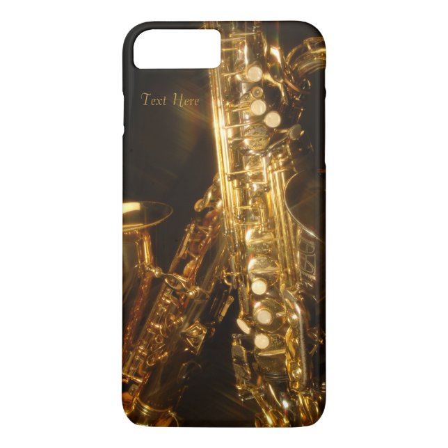 Schöne Saxaphone iPhone 7 Plusfall Case-Mate iPhone Hülle (Rückseite)