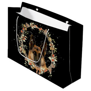 Schöne Schäferhund-Feriengeschenk-Tasche Große Geschenktüte