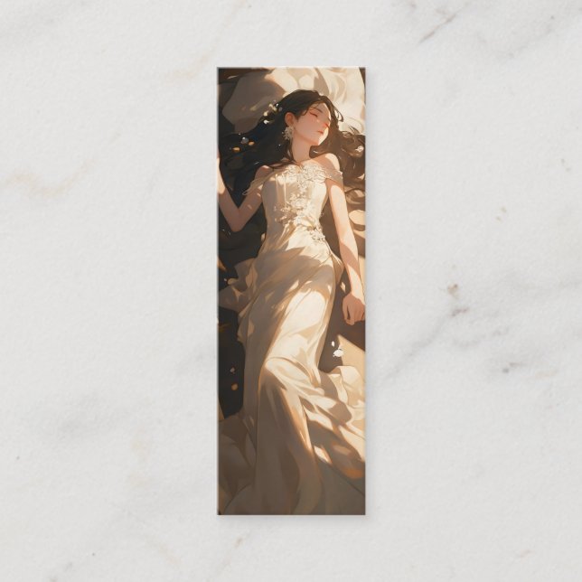 Schöne Schlafbricht Anime Mini Visitenkarte (Vorderseite)