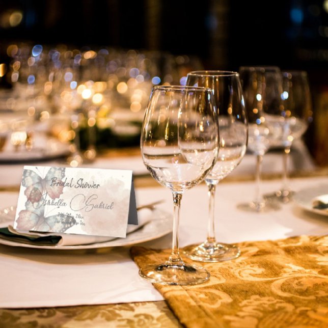 Schöne Schmetterling Brautparty Tabelle Nr. Platzkarte (Von Creator hochgeladen)