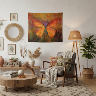 Schöne Schmetterling  Wandteppich