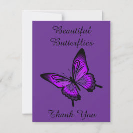 Schöne Schmetterlinge Danke Karte