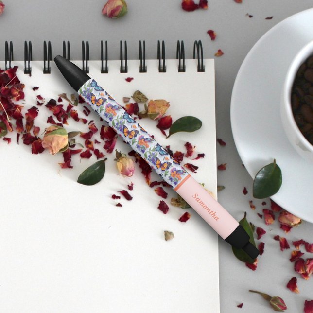 Schöne Schmetterlinge farbenfrohe Mädchen für Stud Kugelschreiber (Von Creator hochgeladen)