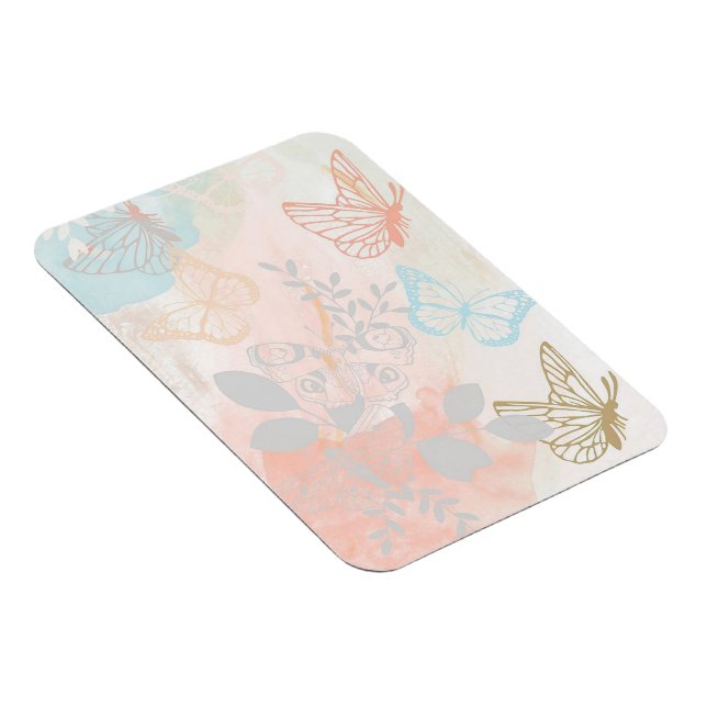 Schöne Schmetterlinge Magnet (Rechte Seite)