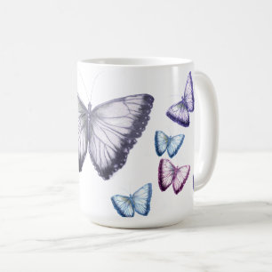 Schöne Schmetterlinge Niedlich Kaffeetasse