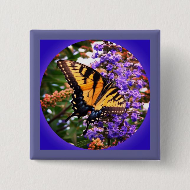 Schöne Schmetterlinge Pinback Button (Vorderseite)