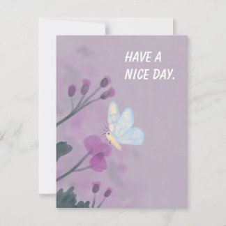 Schöne Schmetterlingskarte Postkarte