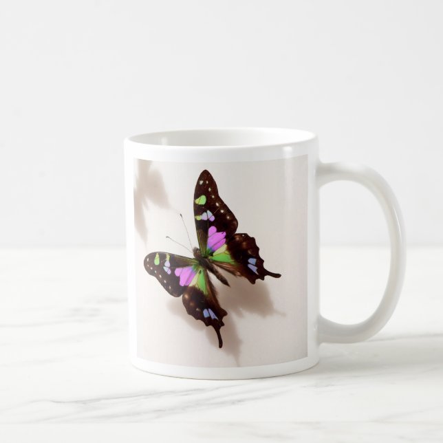 Schöne Schmetterlingstasse Kaffeetasse (Rechts)