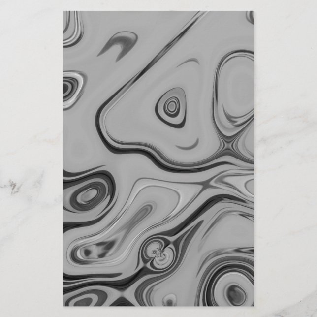 Schöne, schöne ash graue Textur Farbkunst drucken Briefpapier (Vorderseite)