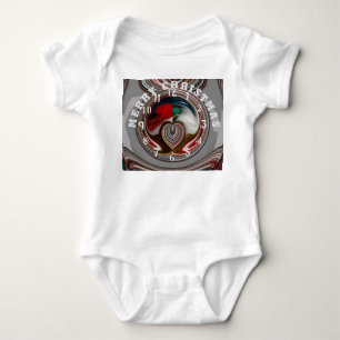 Schöne schöne frohe Weihnachten mit Liebe Baby Strampler