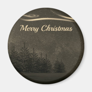 Schöne, schöne Funkelnd Weihnachten Magnet