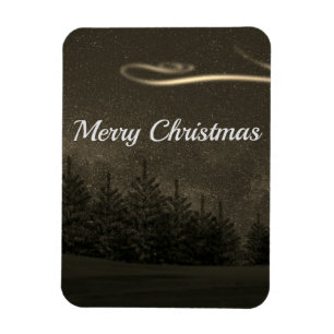 Schöne, schöne Funkelnd Weihnachten Magnet