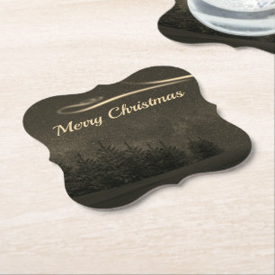 Schöne, schöne Funkelnd Weihnachten Untersetzer