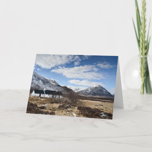 Schöne schottische Landschaft Karte (Vorderseite)