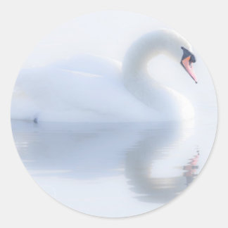 Schöne Schwan Stickers